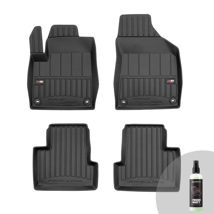 FROGUM ProLine 3D Gummimatten Exklusiven Auto Fussmatten Autofussmatten für Jeep Cherokee V ab 2013