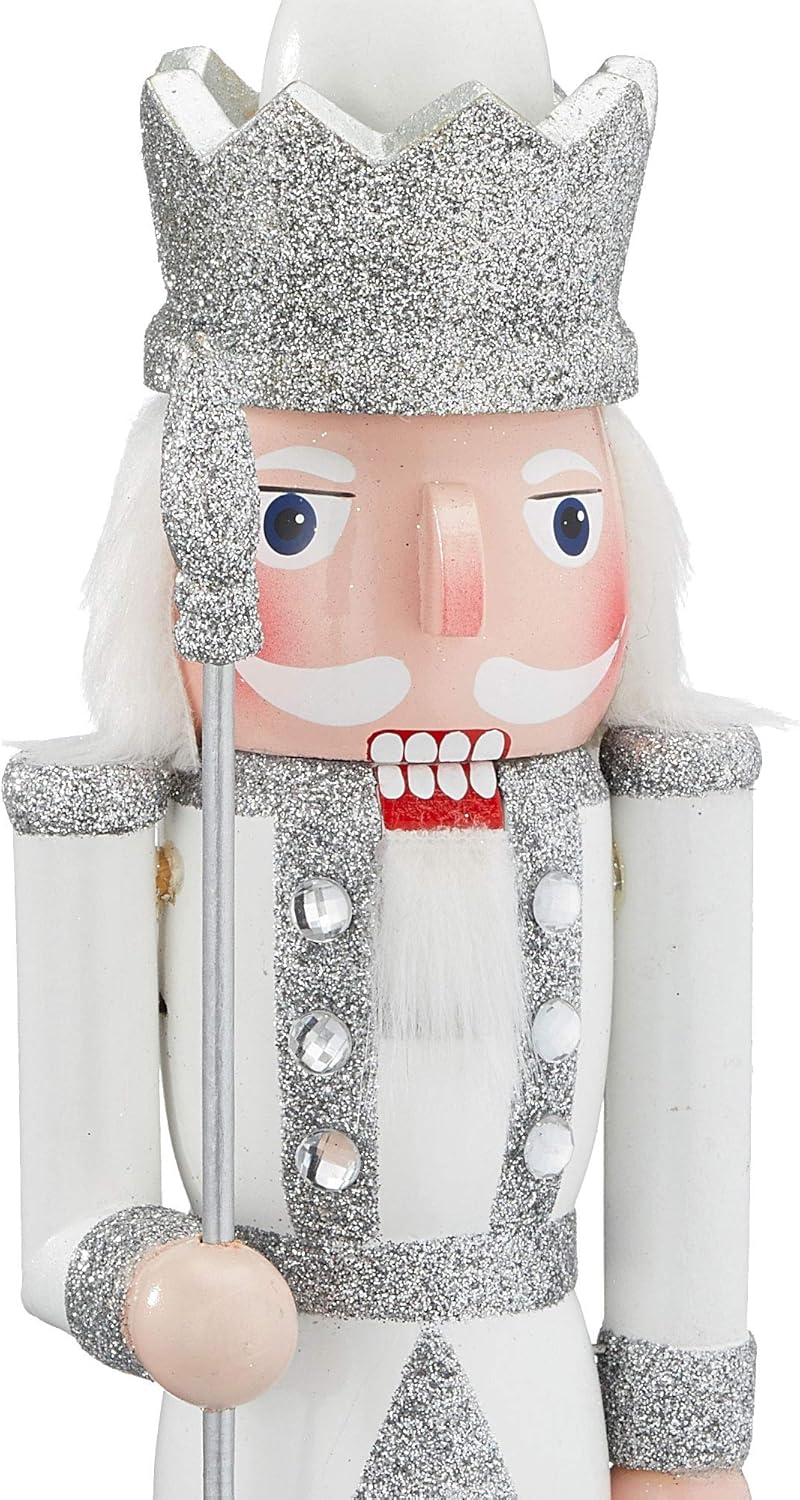 Cepewa Nussknacker aus Holz König w/s 38 cm Weihnachtsdeko Figur Erzgebirge Nussbrecher Nutcracker N