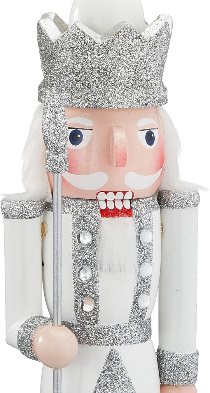 Cepewa Nussknacker aus Holz König w/s 38 cm Weihnachtsdeko Figur Erzgebirge Nussbrecher Nutcracker N