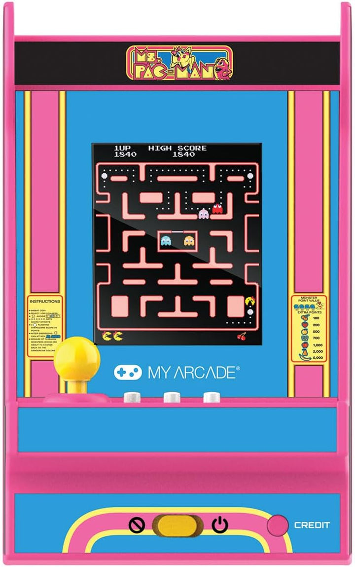 My Arcade DGUNL-7023 MS. PAC-MAN Nano Player Pro Portable Retro Arcade