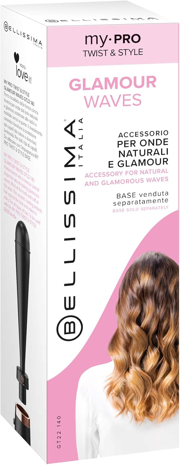 Bellissima My Pro GT22 140, Lockenstab Glamour Waves für Kombi-Haarstyler My Pro Twist & Style, umge