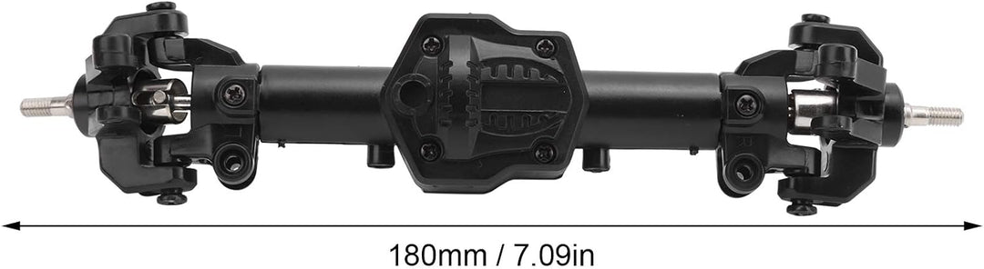 Drfeify RC Auto Achse, Metall + Kunststoff Vorderachse 180mm 1/12 RC Truck Auto Ersatzteil(Vorderach