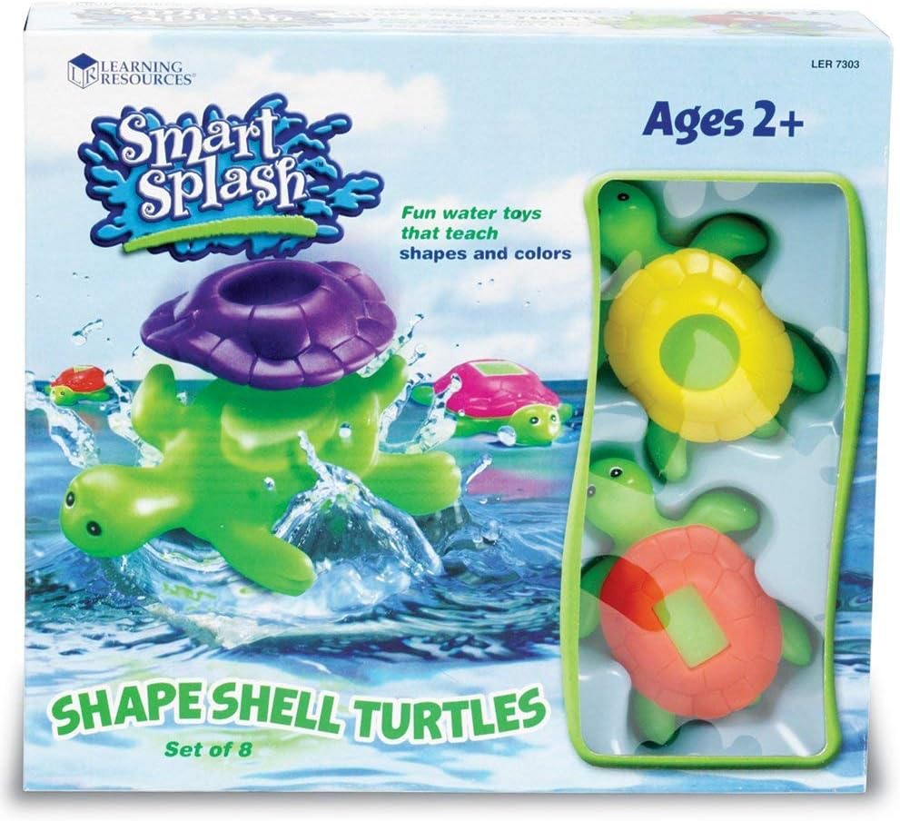 Learning Resources Smart Splash Schildkröten Formen-Steckspiel