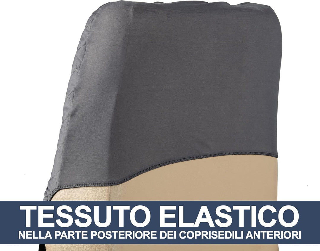 Auto Accessori Lupex A21 Universal Auto Sitzbezug Schonbezüge Vorne Hinten (Komplettset, Schwarz) Se