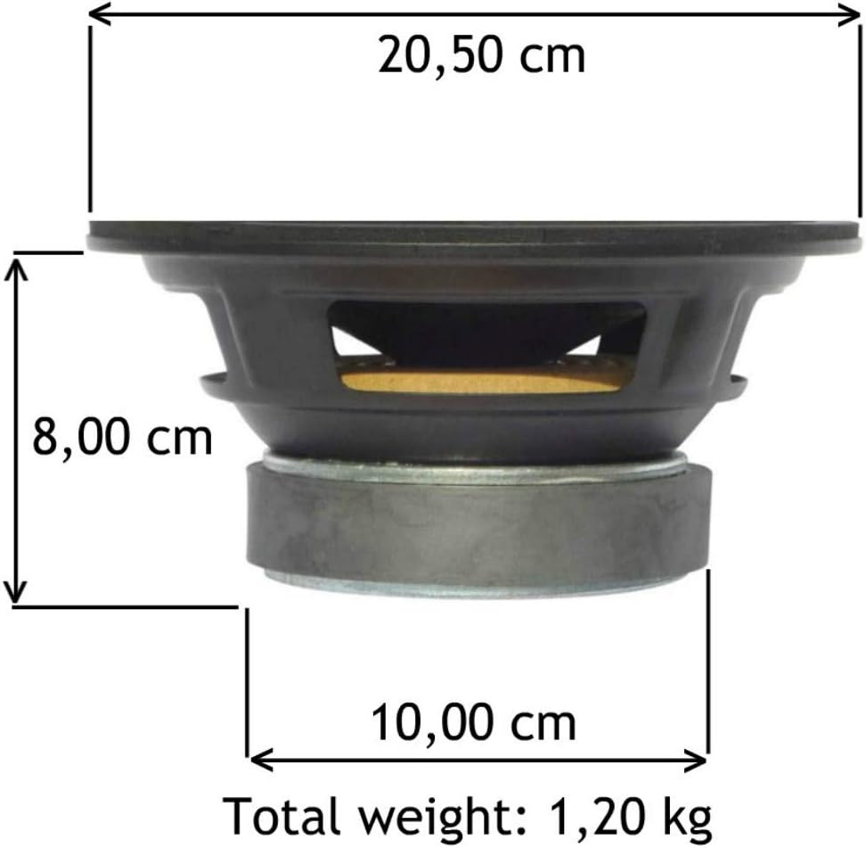 VOM GESCHÄFT LA MAISON CHIC 2011: LAUTSPRECHER NIEDRIGE MITTE WOOFER DIFFUSER MASTER AUDIO CW800/8 C