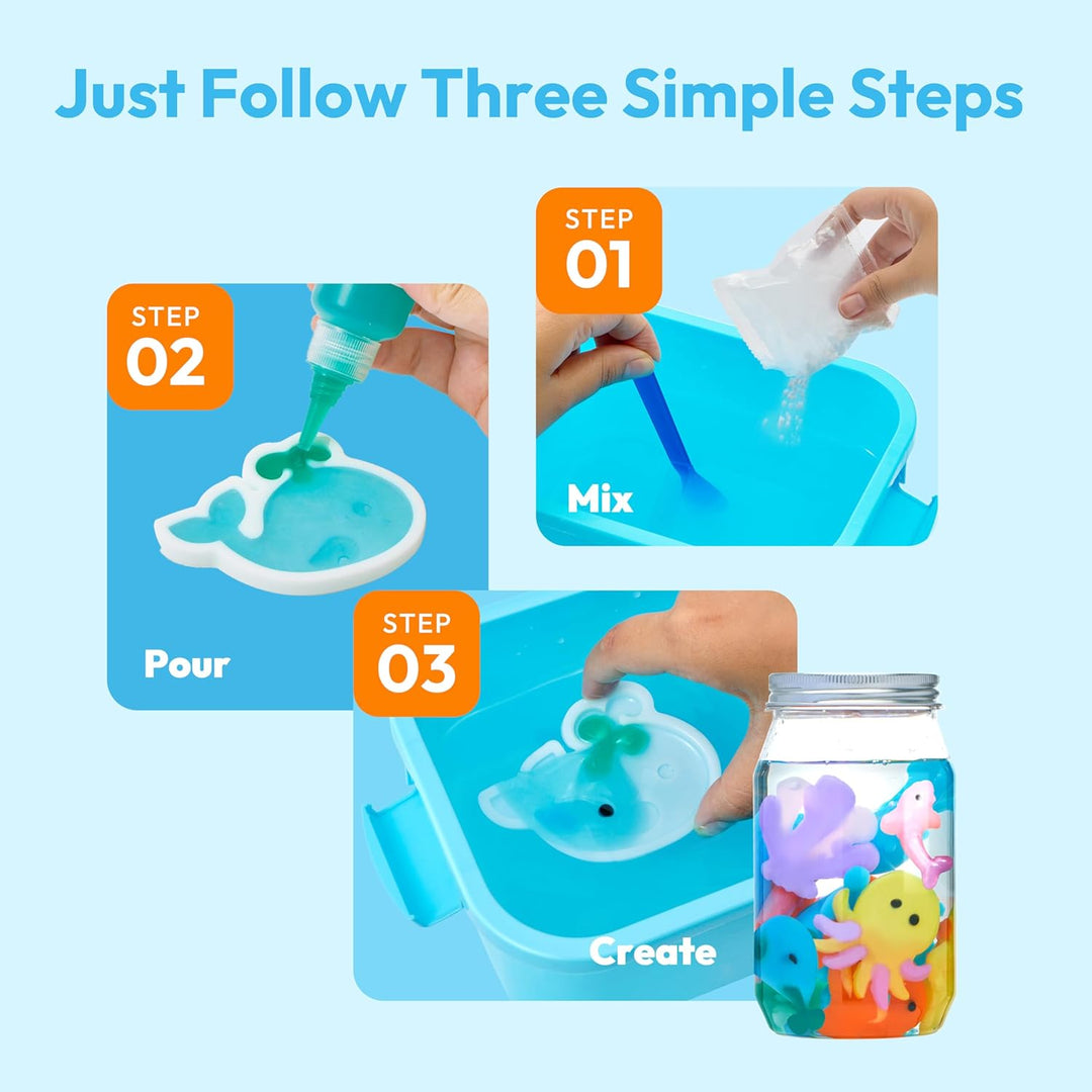 Klever Kits Magisches Wasserelfen-Spielzeugset, Feen-Wassergel-Set, Machen Sie Ihre eigenen Wasserha