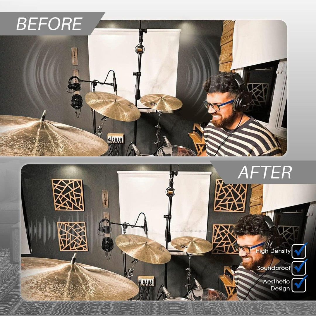 Arrowzoom 12 Diffus PROFI Akustische Holzplatte Absorbieren Aufnahmestudio Höhe Dichte Lärmminderung