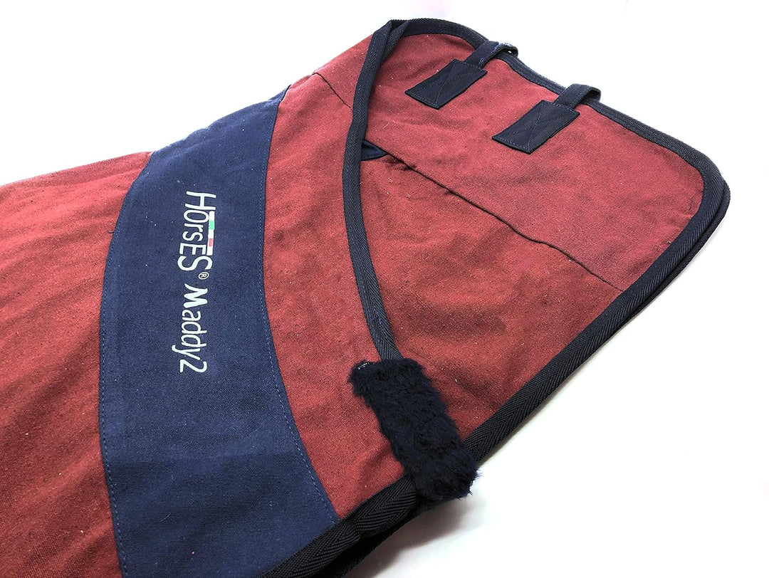 Horses, Pferdedecke für Pferdebox in Cotton Maddy 2 Modell, leicht und atmungsaktiv für Frühling und