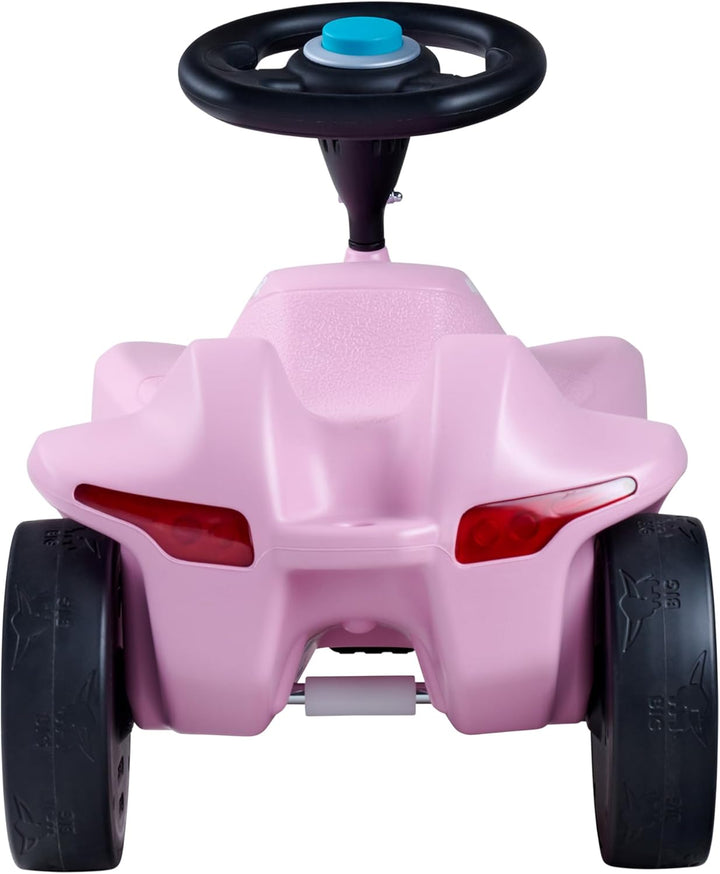 BIG-Bobby-Car Neo Zartrosa - Rutschfahrzeug für drinnen und draussen, Kinderfahrzeug mit Flüsterreif