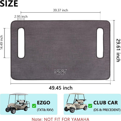 10L0L universal Golfwagen Sitzbezug Decke Kissenbezug für EZGO TXT RXV/Club Car DS/Precedent mit Arm