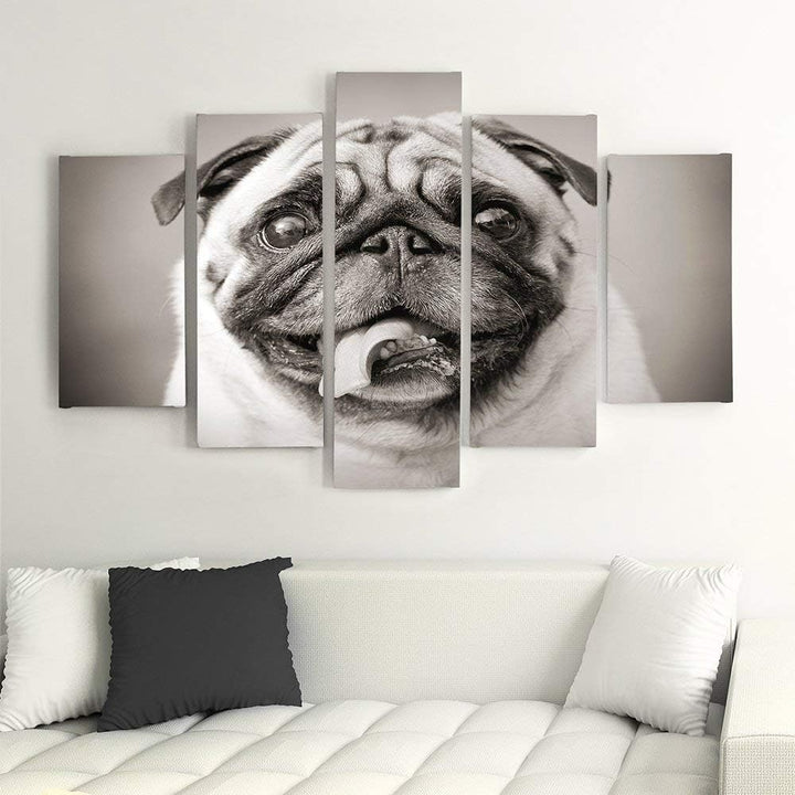 Feeby. Leinwandbild - 5 Teile - Bilder, Wand Bild, Wandbilder, Kunstdruck XXL, 5-Teilig, Typ A, 100x