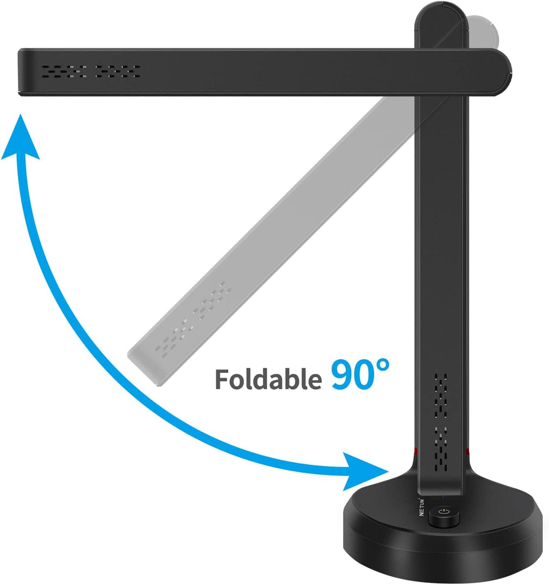 NETUM Dokumentenkamera & Scanner, Buchscanner Capture Grösse A4, 8MP USB Dokumentenkamera mit Autofo