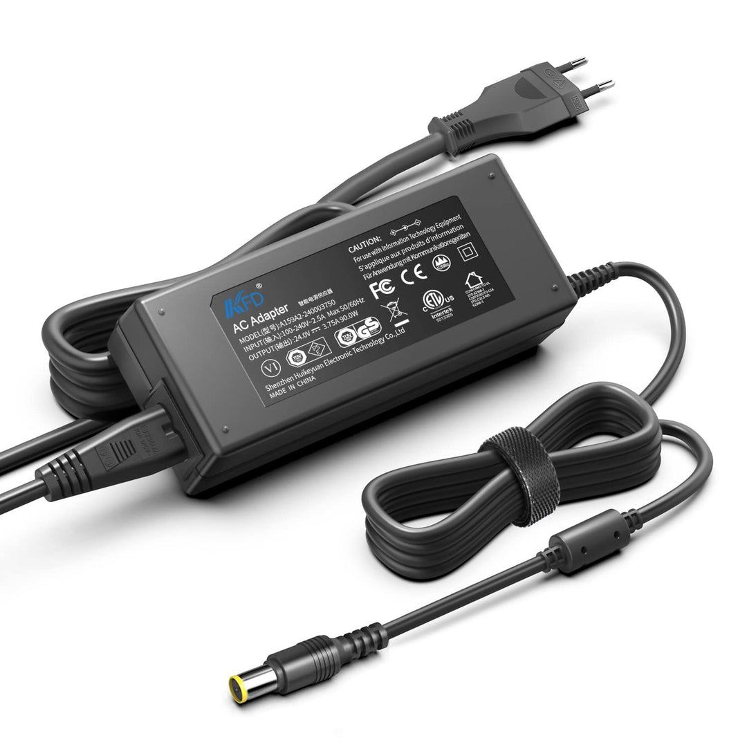 KFD Netzteil 24V 90W Ladegerät Ladekabel für Jackery Explorer 500 300 E300 E500 550 E550 Tragbare Po