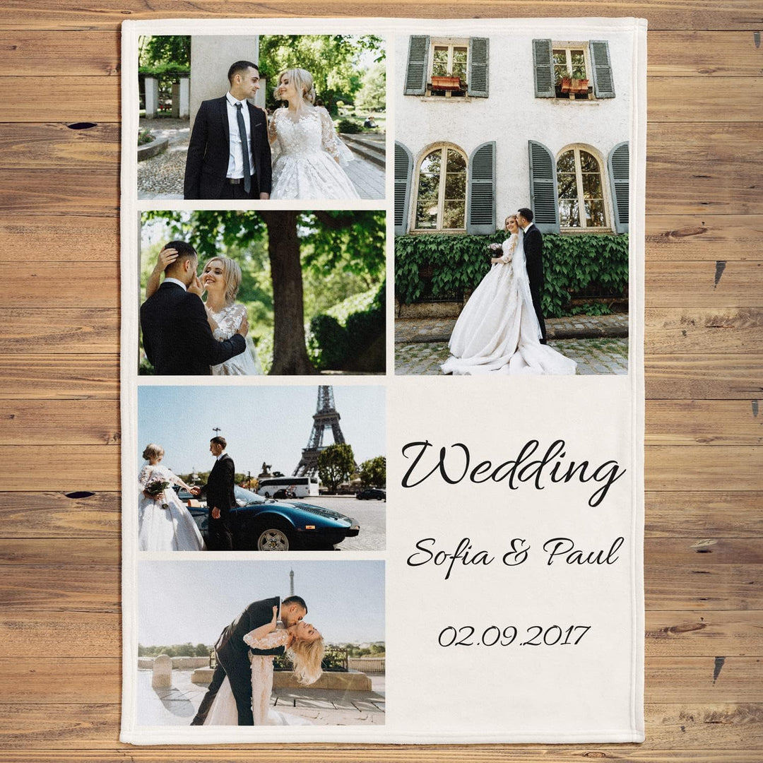 Personalisedog Personalisierte Fotodecke Decke mit Eigenem Foto & Text | Super Weiche Fleecedecke Mi