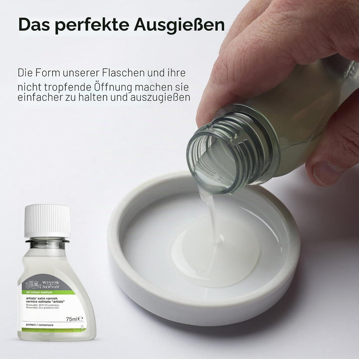 Winsor &amp; Newton 3049734 Ölmalmittel, Künstler Malmittel aus Leinöl-Standöl &amp; Terpentinersatz, Verdün