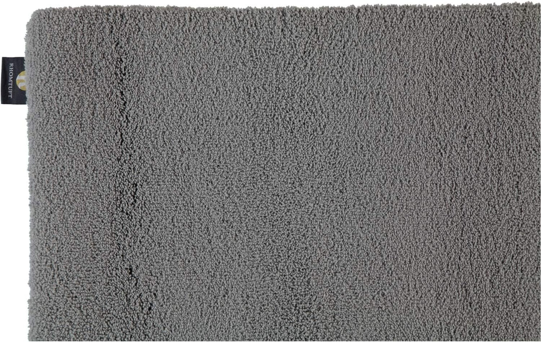 Rhomtuft Badteppiche Square Kiesel - 85 50x60 cm, 50x60 cm