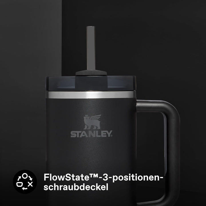 STANLEY Quencher H2.0 Flowstate Trinkflasche Mit Strohhalm 1.2L - Thermobecher Kühlt 11 Stunden - 48