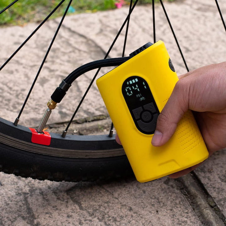 Airman Kabelloser Kompressor-Reifenfüller für Autos, Fahrräder und Motorräder, 110 psi – Taschenlamp