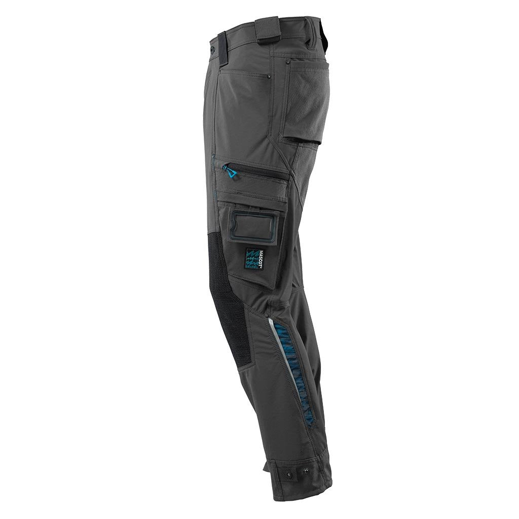Mascot Herren Bundhose Stretch Dyneema MASCOT Advanced, Dunkel Anthrazit, 52 EU 52 Dunkel Anthrazit,