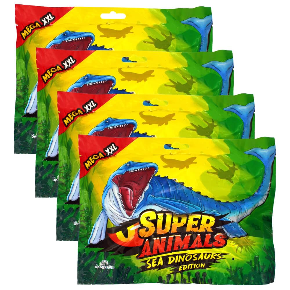 Generisch DeAgostini Super Animals Figur - Sea Dinosaurs Edition - Sammelfigur Sea Dino - Auswahl (4
