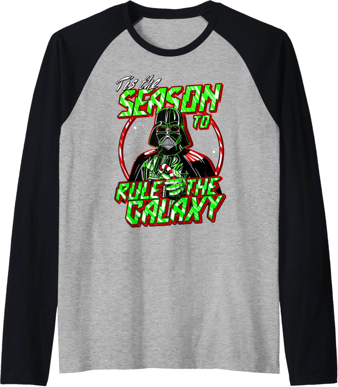 Star Wars Darth Vader Tis The Season To Rule Raglan