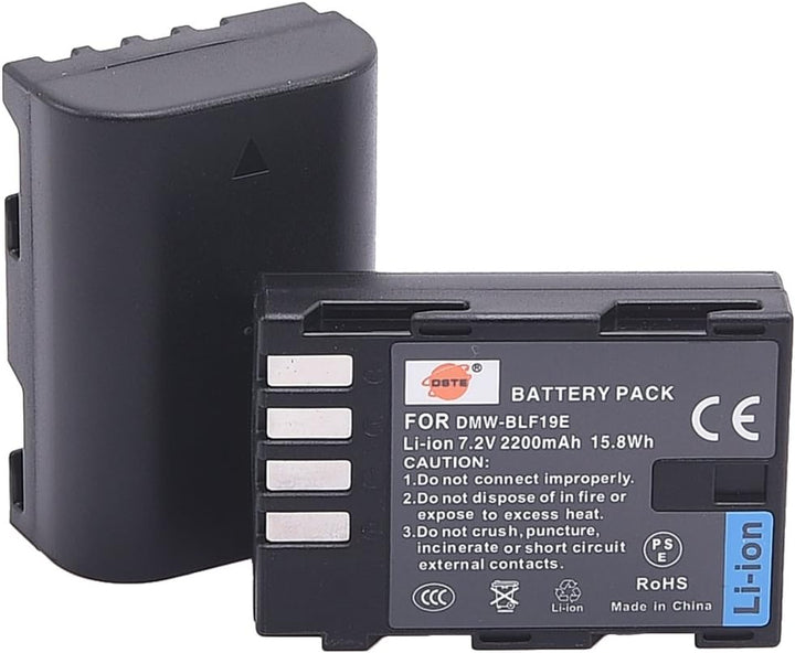 DSTE® Batterie Griff für Panasonic Lumix GH3 DSLR Digital Kamera als DMW-BGGH3 mit (2 packung) DMW-B