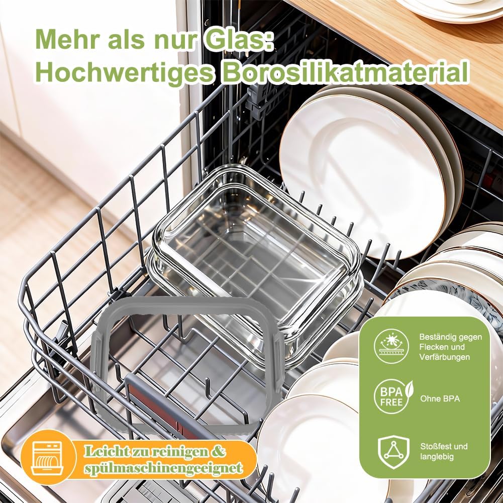 BYKITCHEN Airfryer Zubehör für Ninja AF400EU/AF500EU/SL400EU/Cosori Heissluftfritteuse 2 kammern, Au