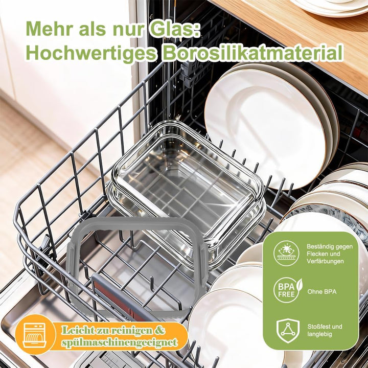 BYKITCHEN Airfryer Zubehör für Ninja AF400EU/AF500EU/SL400EU/Cosori Heissluftfritteuse 2 kammern, Au