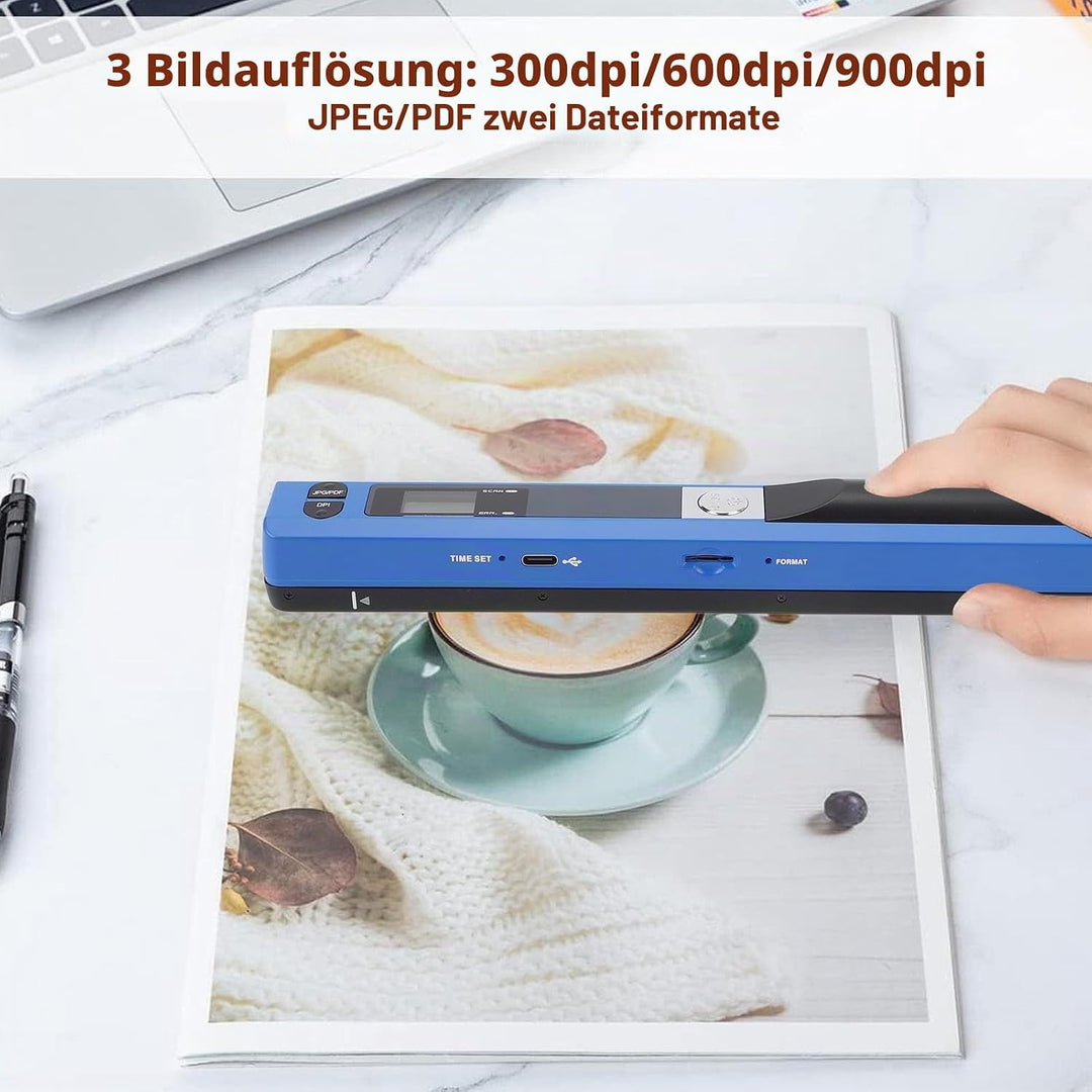 Tragbarer Scanner mit Hochauflösenden Bildern, Einfach zu Bedienen, Vielseitige Anwendungen, Starke