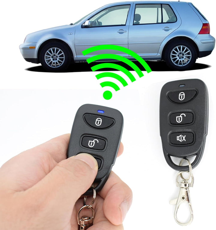 XUKEY Zentralverriegelung Universal Auto Türschloss Keyless Entry System mit 2 Fernbedienung, Autotü