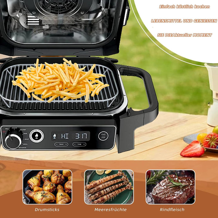 1Stück Grill für Ninja Woodfire,Edelstahl Grillrost Kompatibel Mit Ninja Outdoor Grill & Smoker,Elek