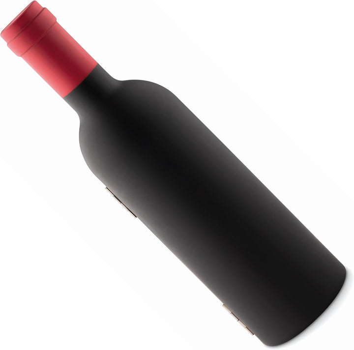 Luxus Wein Flaschenöffner Geschenkset - mit Magnetverschluss in Weinflaschen Design Korkenzieher Kel