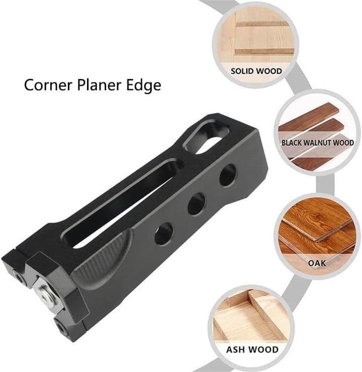 Holzbearbeitungs-Kantenschneider mit 3 Klingen, Aluminium-Banding, Bogentrimmen, Manuelles Hobelmess