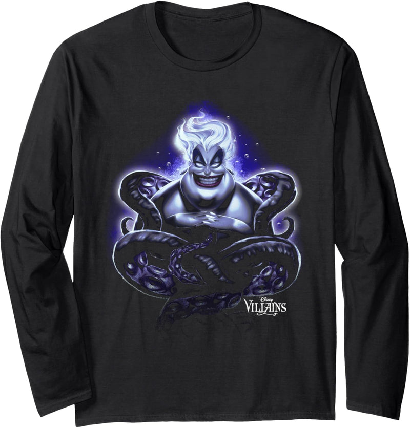 Disney Villains Ursula Dark Portrait Langarmshirt