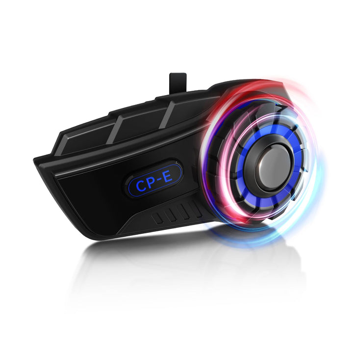 Moman Motorrad Headset Intercom, CP-E Motorradhelm Kommunikationssystem für 6 Fahrer mit 2000M HiFi-