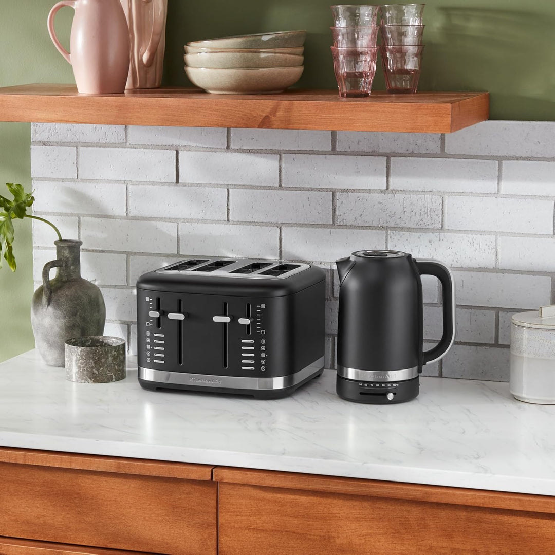 KitchenAid Wasserkocher mit Temperatureinstellung von 50 bis 100°C - Teekocher mit Temperaturanzeige
