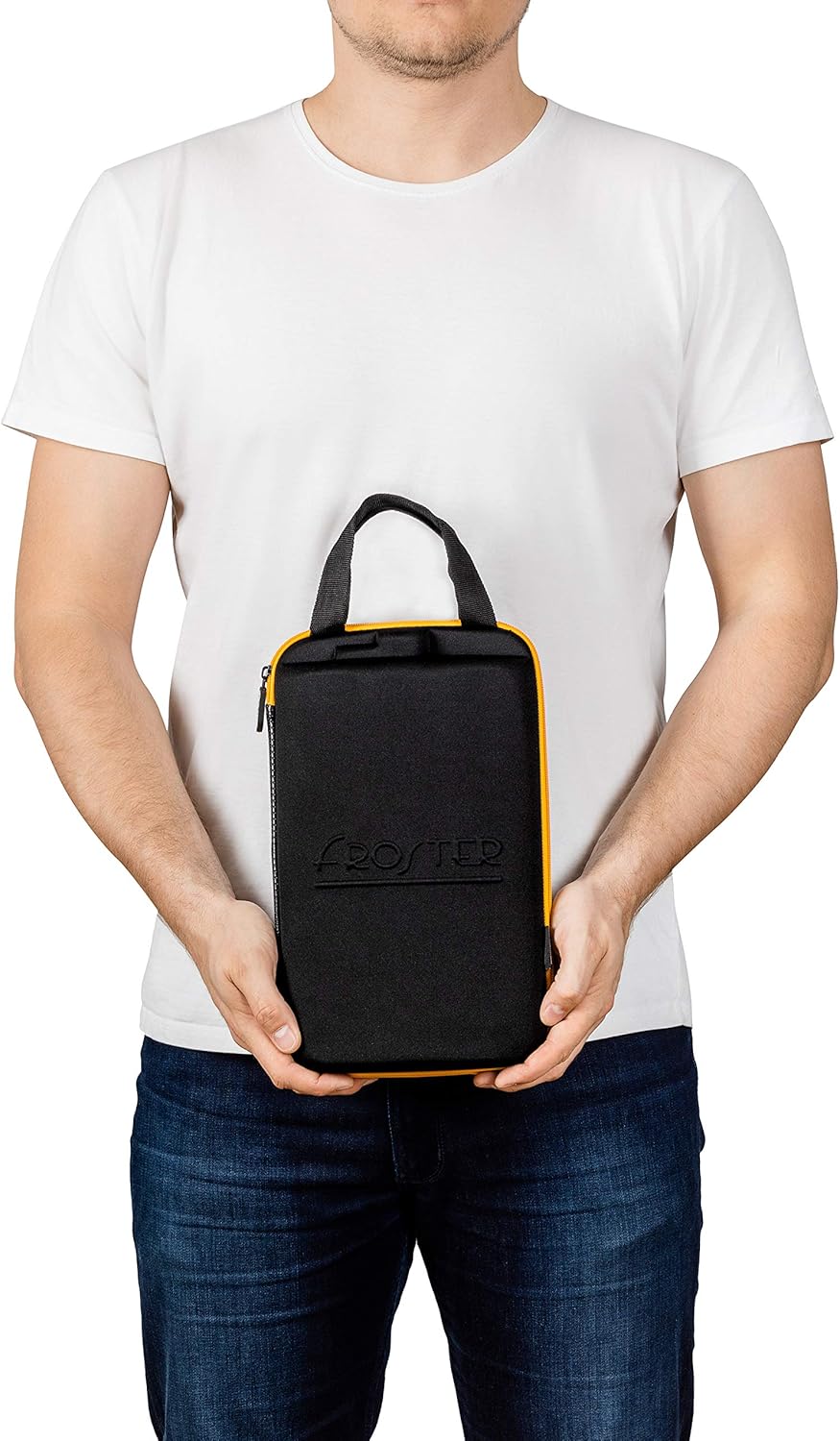 Froster Riesiger Flachmann Deluxe in Extreme Case, Grosser Flachmann aus Edelstahl XXL, Geschenk für