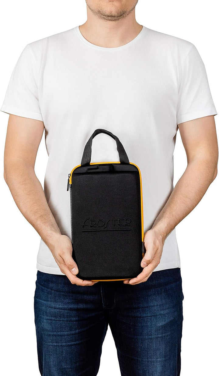 Froster Riesiger Flachmann Deluxe in Extreme Case, Grosser Flachmann aus Edelstahl XXL, Geschenk für