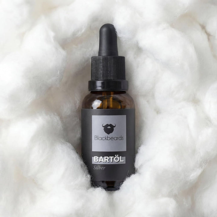 Blackbeards Bartöl Silber – Ohne Duft – Duftneutral & Parfümfrei – Bartpflege für Allergiker & empfi