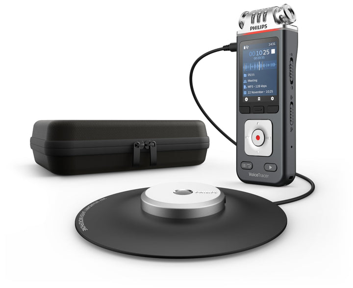Philips DVT8115 VoiceTracer, Diktiergerät Aufnahmegerät, HiFi Meeting Mikrofon, hervorragende Meetin