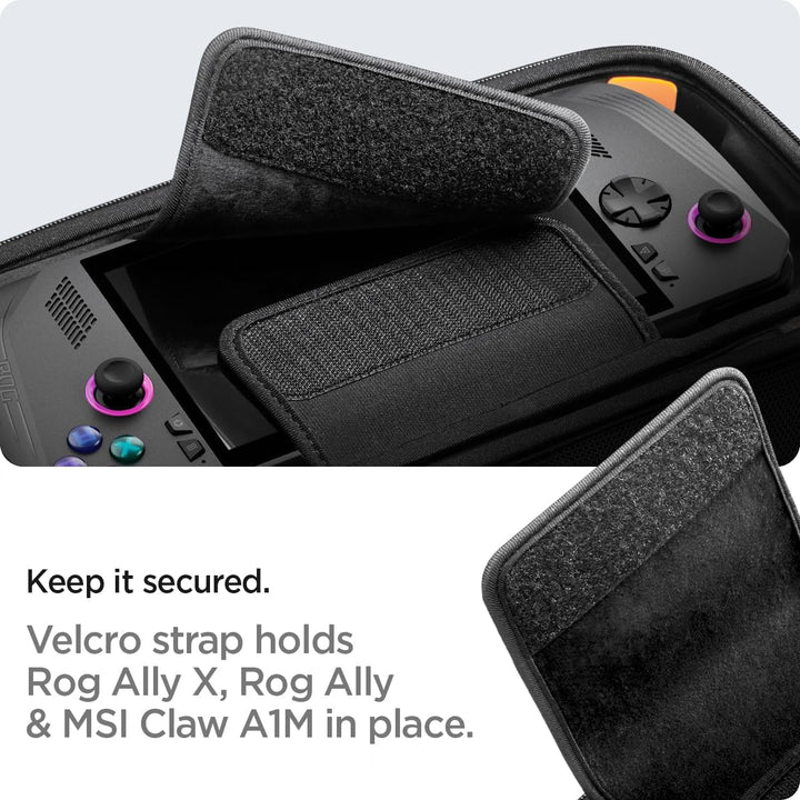 Spigen Rugged Armor Pro Hülle Tasche Kompatibel mit ASUS Rog Ally RC71L (2023), Rog Ally X (2024), M