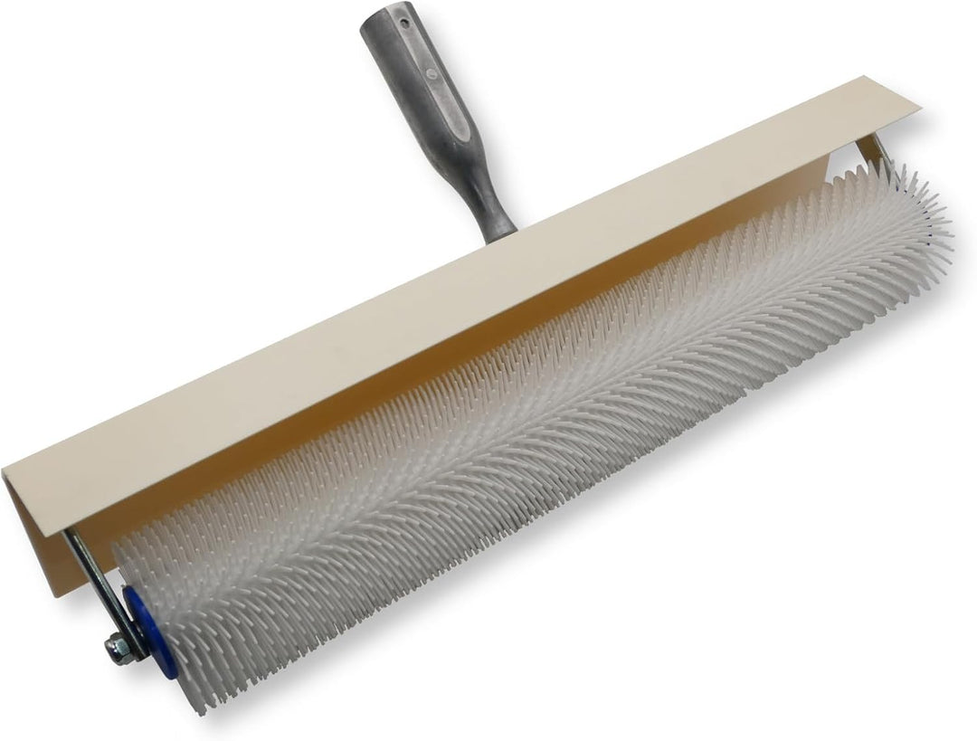 Stachelwalze - Igelwalze - Entlüfterrolle - mit Spritzschutz b= 750mm, l (Stachel) = 21mm - Entlüftu