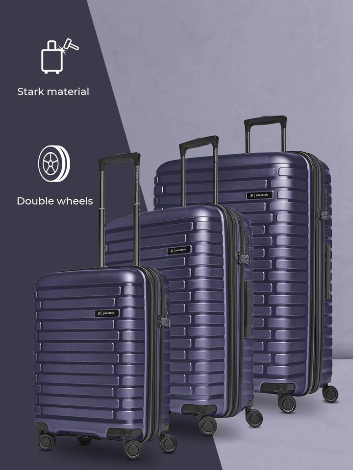 Hartschalen Koffer-Set 3-teilig | hochwertiges Polypropylen Material | mit Dehnfalte erweiterbar um