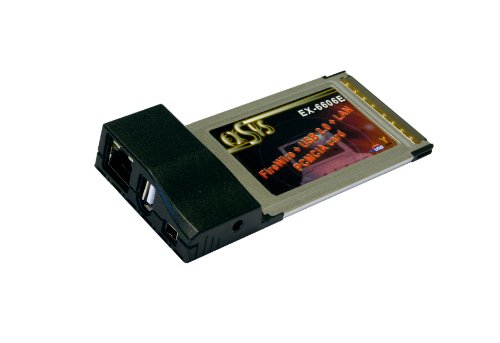 EXSYS EX-6606E Schnittstellenkarte und Adapter - Zubehör (CardBus, RJ-45, TI OHCI-Lynx, NEC, Realtek