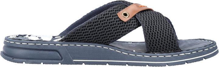 Rieker Herren 21239 Pantolette 44 EU Blau, 44 EU Blau