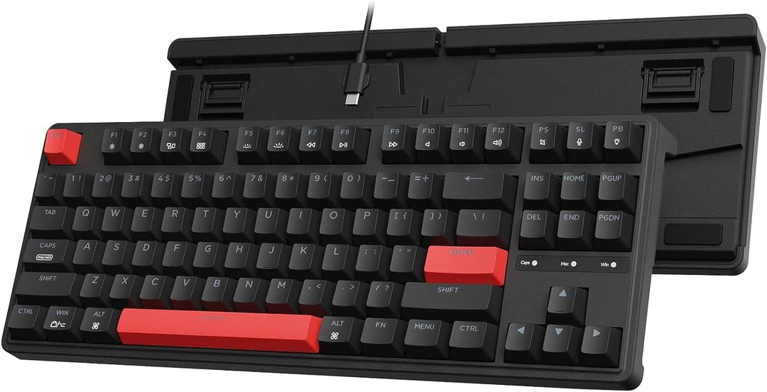 Keychron C3 Pro QMK/VIA Benutzerdefinierte Gaming-Tastatur, programmierbare 87 Tasten, TKL-Layout, r