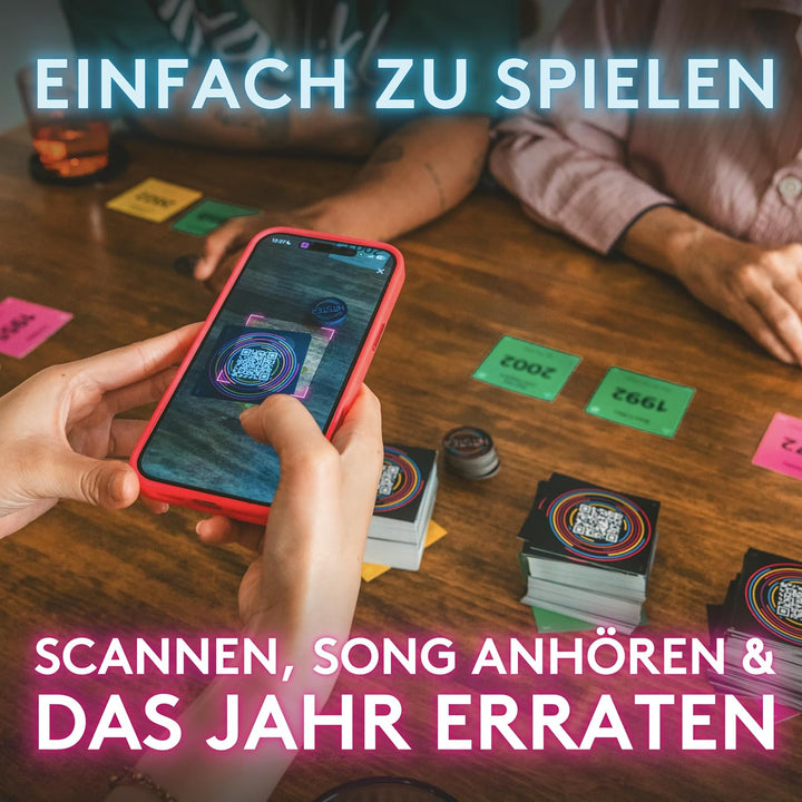 Hitster Battle of the Generations – Musik‑Party‑Brettspiel mit 420+ Songs aus Allen Jahrzehnten - 3