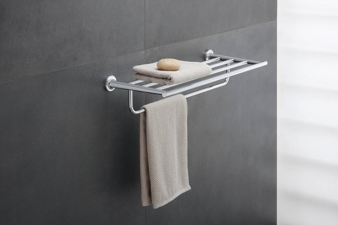 Duravit Handtuchablage Starck T, Wandmontage, 61 cm, Chrom Handtuchablage Chrom, Handtuchablage Chro