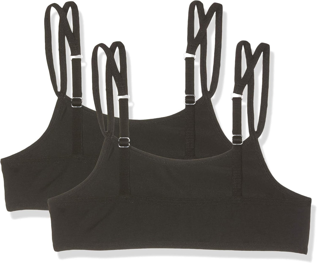 Skiny Mädchen Skiny Girls 2-pack Cotton Essentials Bustier, Schwarz, 164 EU