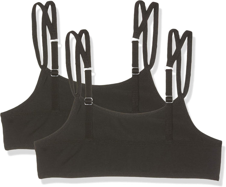 Skiny Mädchen T-Shirt-BH (2er Pack) 140 Schwarz, 140 Schwarz